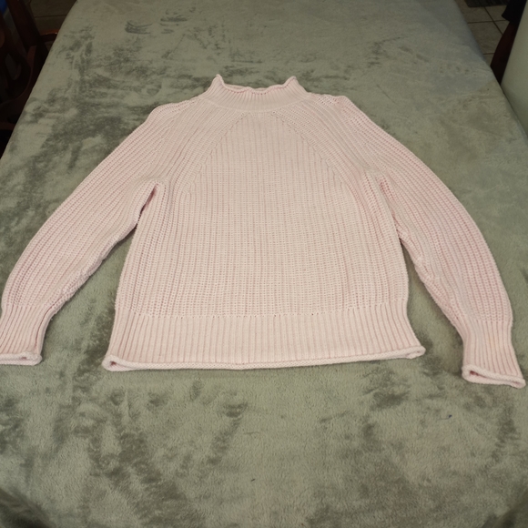 J. Crew Women's Pink Cowl Neck Sweater with Ribbed Knit Size XS - Picture 5 of 16
